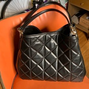 Coach black shoulder bag